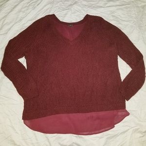 Torrid Open back Sweater